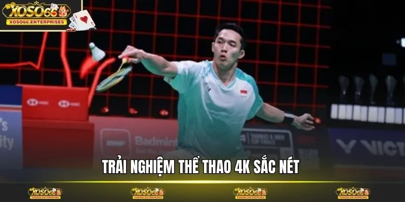Trải nghiệm thể thao 4K sắc nét
